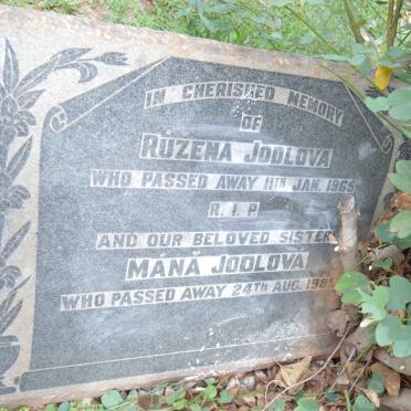 JODLOVA Ruzena -1965 :: JODLOVA Mana -198?