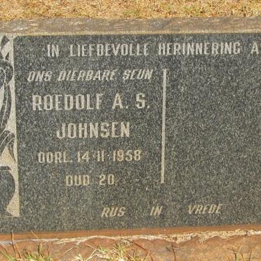 JOHNSEN Roedolf A.S. -1958