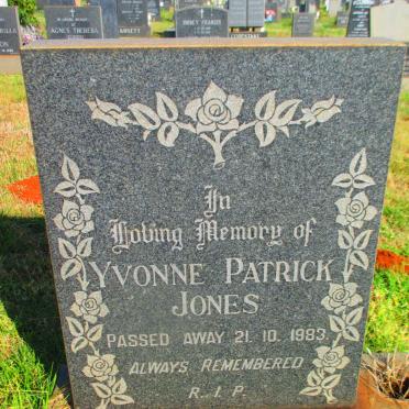 JONES Yvonne Patrick -1983