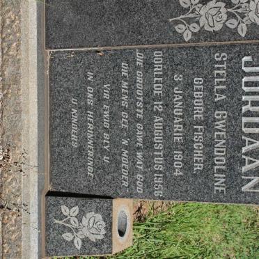 JORDAAN Stella Gwendoline nee FISCHER 1904-156