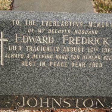 JOHNSTON Edward Fredrick -1963