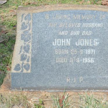JONES John 1871-1956