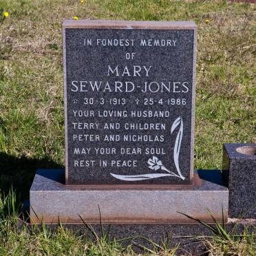 JONES Mary, SEWARD 1913-1986