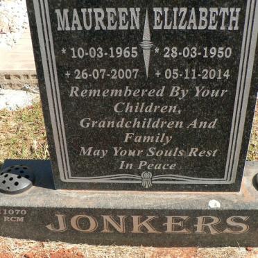 JONKERS Elizabeth 1950-2014 :: JONKERS Maureen 1965-2007