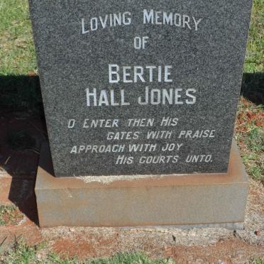 JONES Bertie Hall