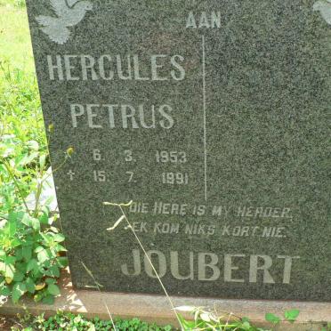 JOUBERT Hercules Petrus 1953-1991