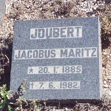 JOUBERT Jacobus Maritz 1885-1982