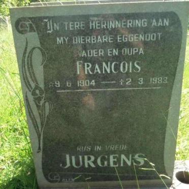 JURGENS Francois 1904-1983