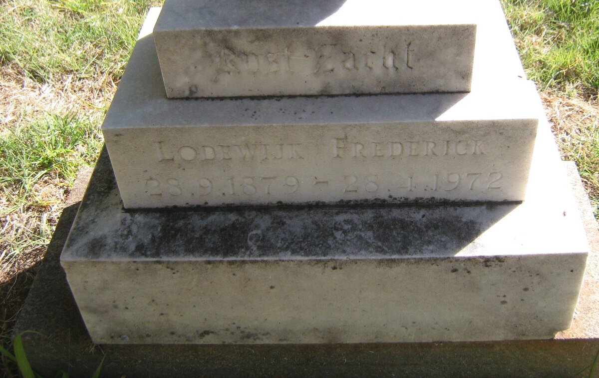 JUNGE Lodewijk Frederick 1879-1972