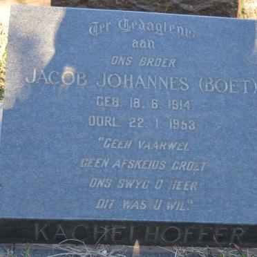 KACHELHOFFER Jacob Johannes 1914-1953