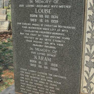 KARAM Tansa 1888-1979 &amp; Katour 1892-1955