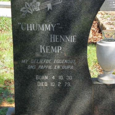 KEMP Hennie 1930-1979