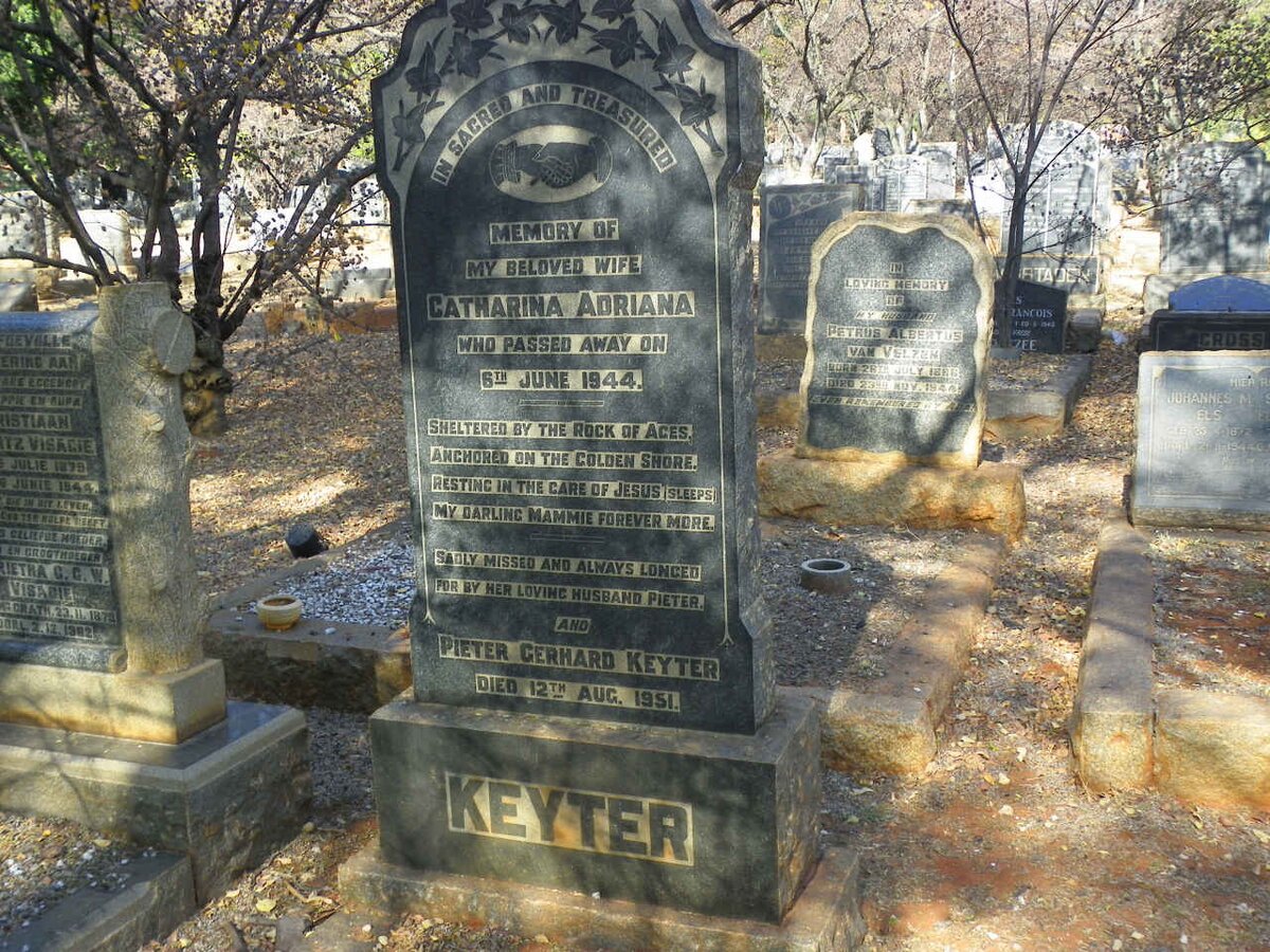 KEYTER Pieter Gerhard -1951 &amp; Catharina Adriana -1944