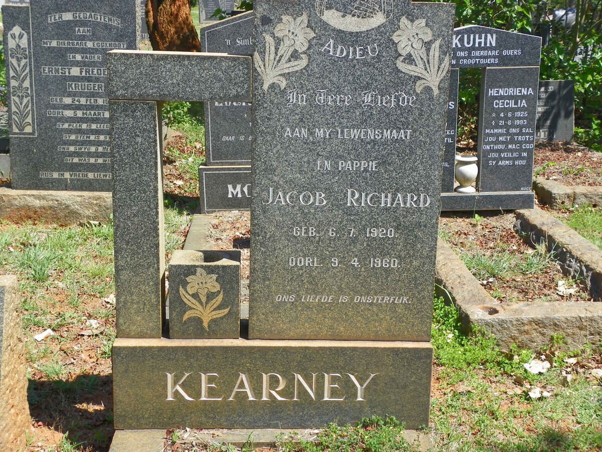 KEARNEY Jacob Richard 1920-1960