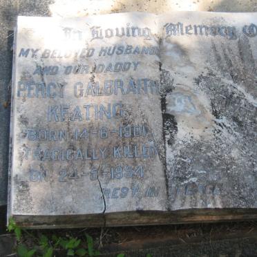 KEATING Percy Galbraith 1901-1954