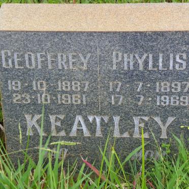 KEATLEY Geoffrey 1887-1961 &amp; Phyllis 1897-1969