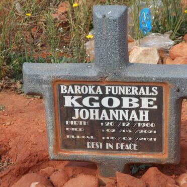 KGOBE Johannah 1960-2021