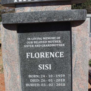 KHUMALO Florence Sisi 1959-2018