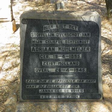 KHULMEIJER Adriaan 1895-1945