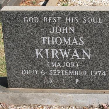 KIRWAN John Thomas -1974
