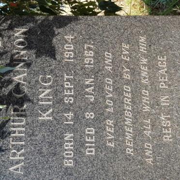 KING Arthur Cannon 1904-1967