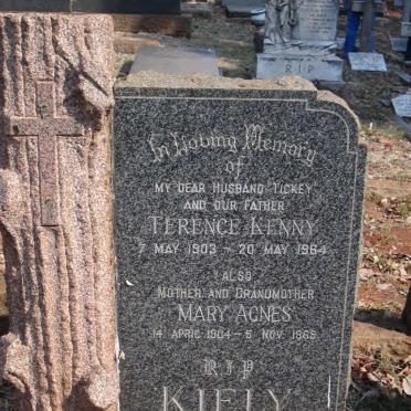 KIELY Terence Kenny 1903-1964 &amp; Mary Agnes 1904-1969