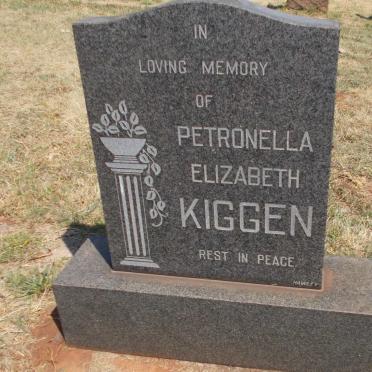 KIGGEN Petronella Elizabeth