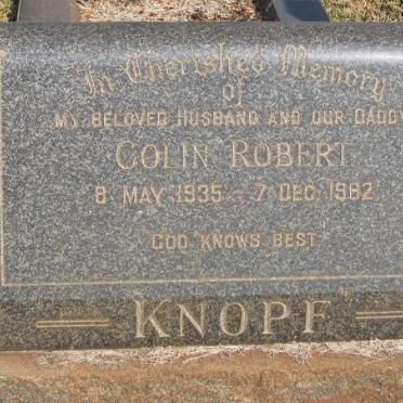 KNOPF Colin Robert 1935-1962