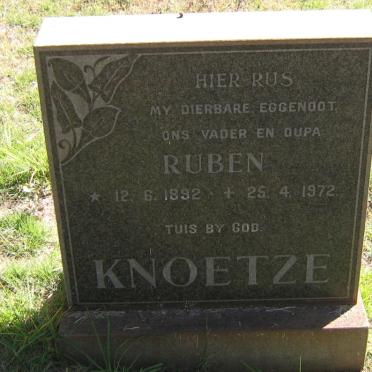 KNOETZE Ruben 1892-1972