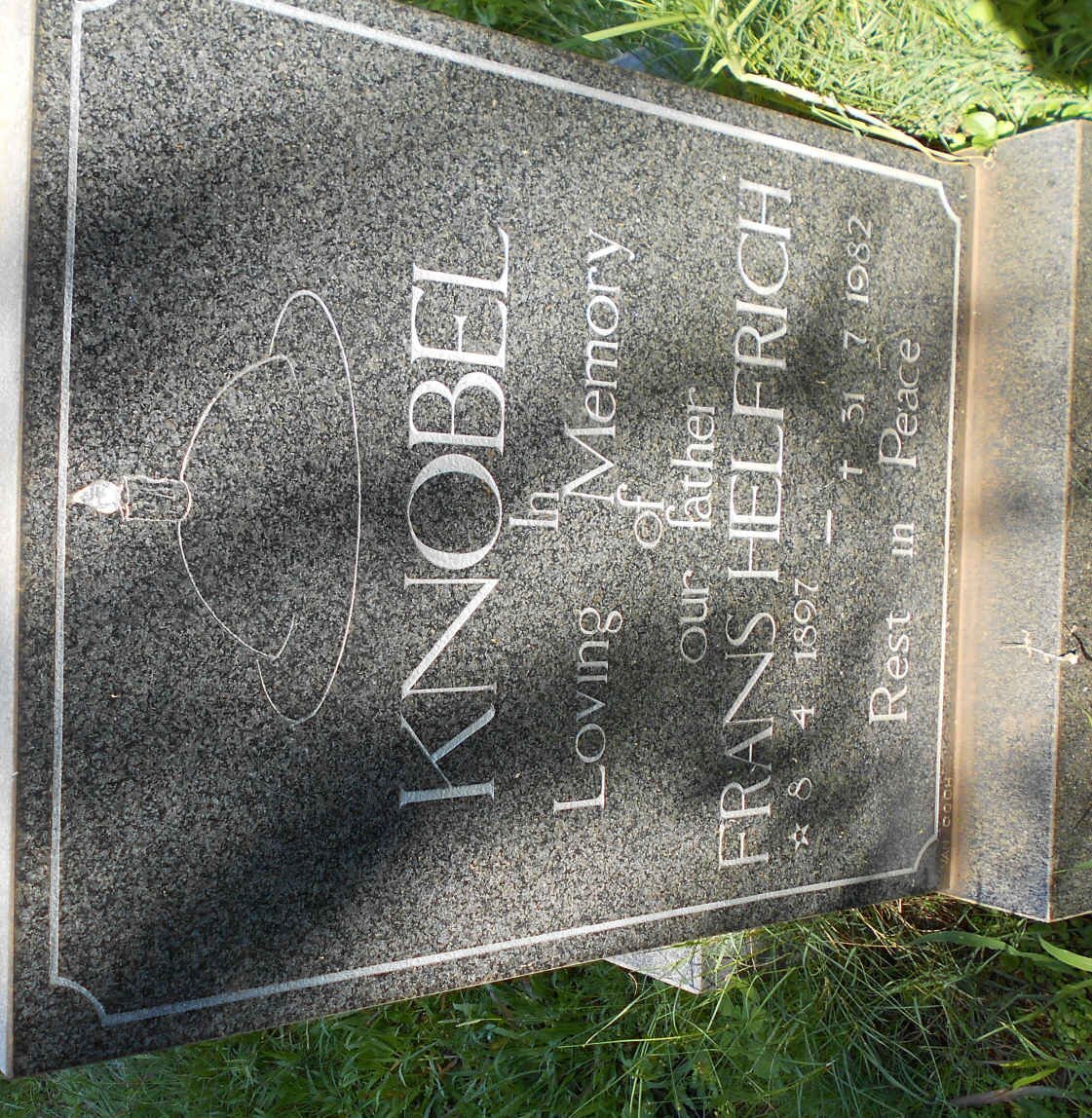 KNOBEL Frans Helfrich 1897-1982