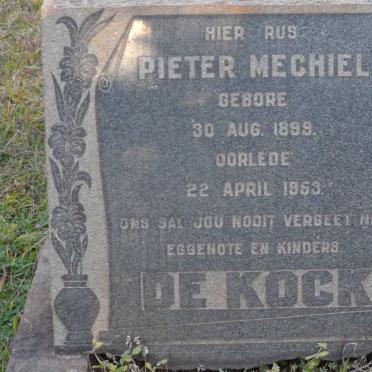 KOCK Pieter Mechiel, de 1899-1953