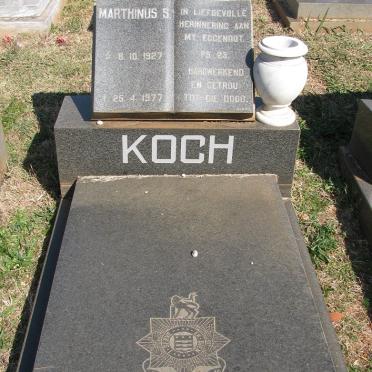 KOCH Marthinus S. 1927-1977