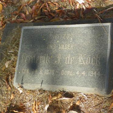 KOCK Frederik J., de 1878-1944