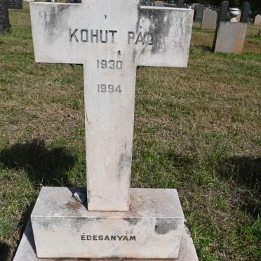 KOHUT Gyorgyne 1905-1965 :: KOHUT Pal 1930-1994