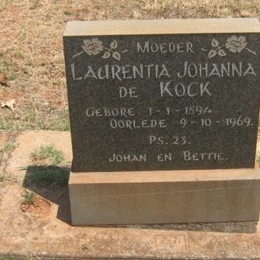 KOCK Laurentia Johanna, de 1894-1969