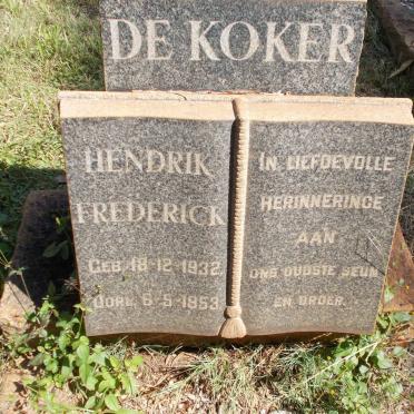 KOKER Hendrik Frederick, de 1932-1953