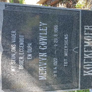 KOEKEMOER Mervyn Cowley 1922-1966