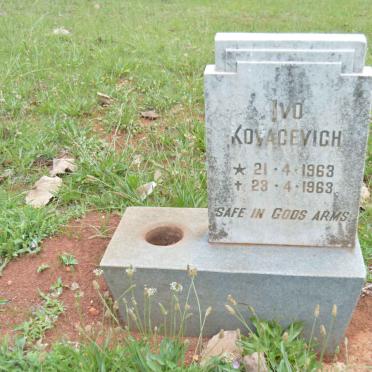 KOVACEVICH Ivo 1963-1963