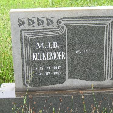 KOEKEMOER M.J.B. 1917-1993