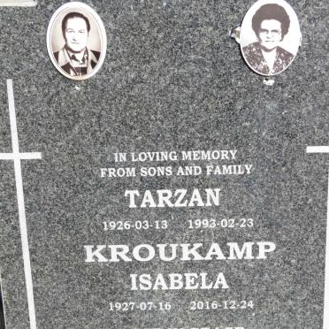 KROUKAMP Tarzan 1926-1993 &amp; Isabela 1927-2016