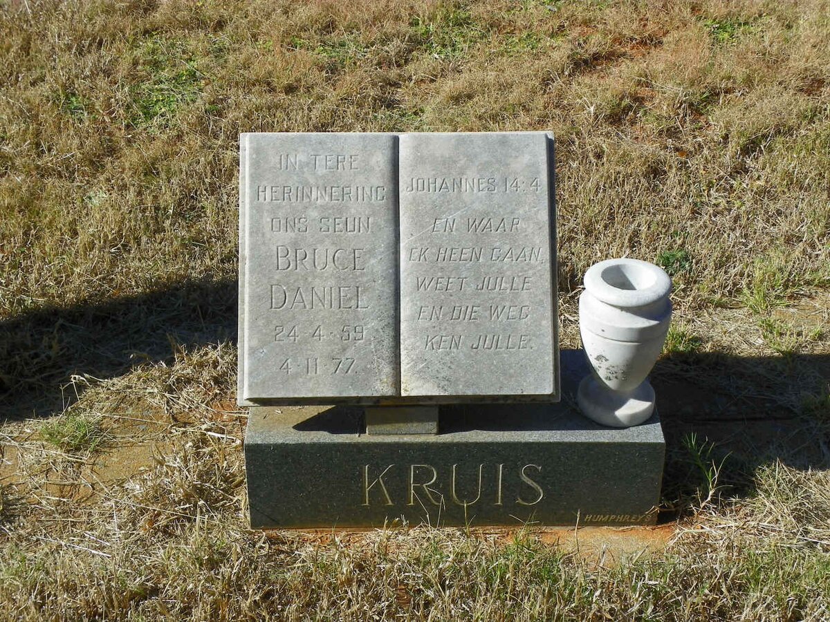 KRUIS Bruce Daniel 1959-1977