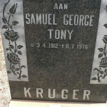 KRUGER Samuel George Tony 1912-1976
