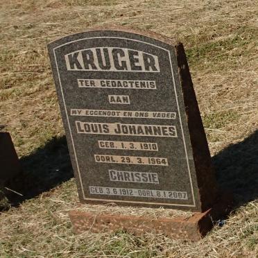KRUGER Louis Johannes 1910-1964 &amp; Chrissie 1912-2007
