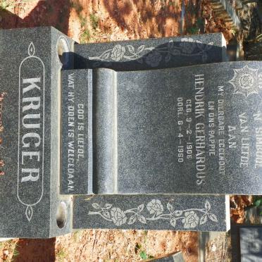 KRUGER Hendrik Gerhardus 1906-1960