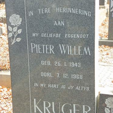 KRUGER Pieter Willem 1943-1968