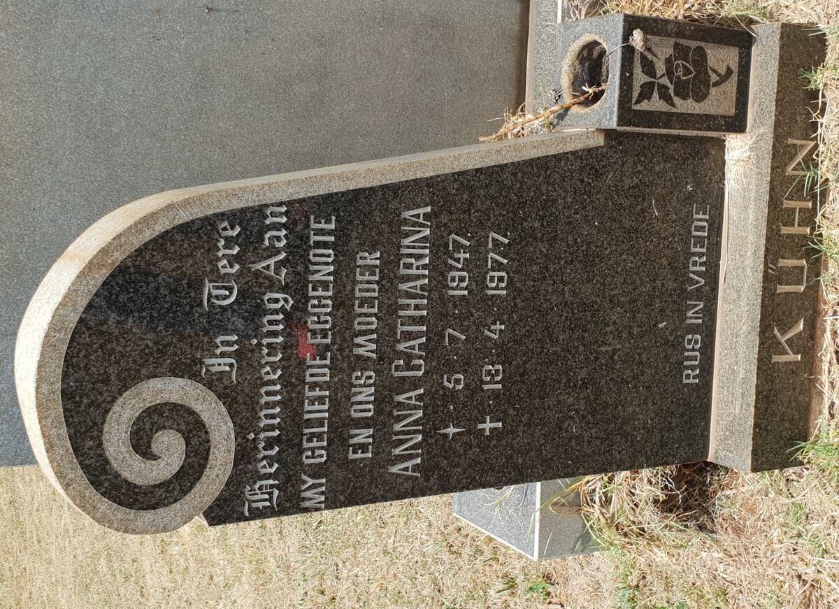 KUHN Anna Catharina 1947-1977