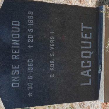 LACQUET Reinoud 1960-1969