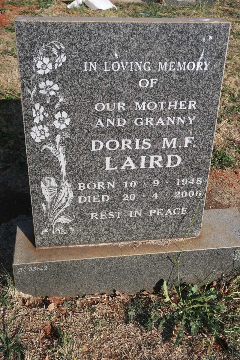 LAIRD Doris M.F. 1948-2006