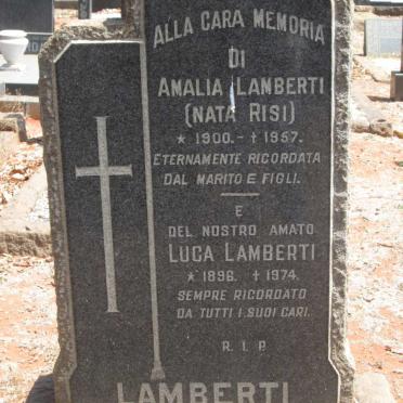 LAMBERTI Luca 1896-1974 &amp; Amalia RISI 1900-1957