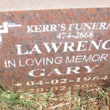 LAWRENCE Gary 1964-2007